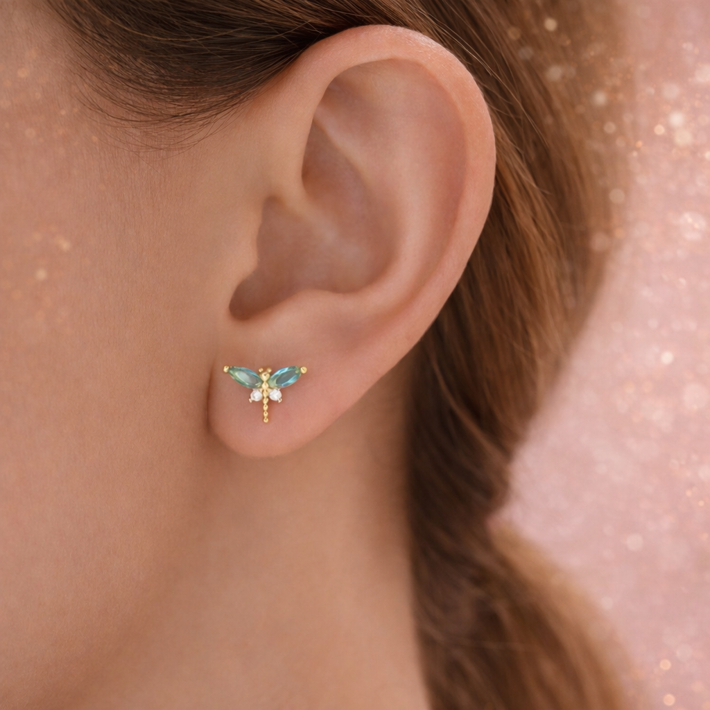 Dragonfly Glow Studs