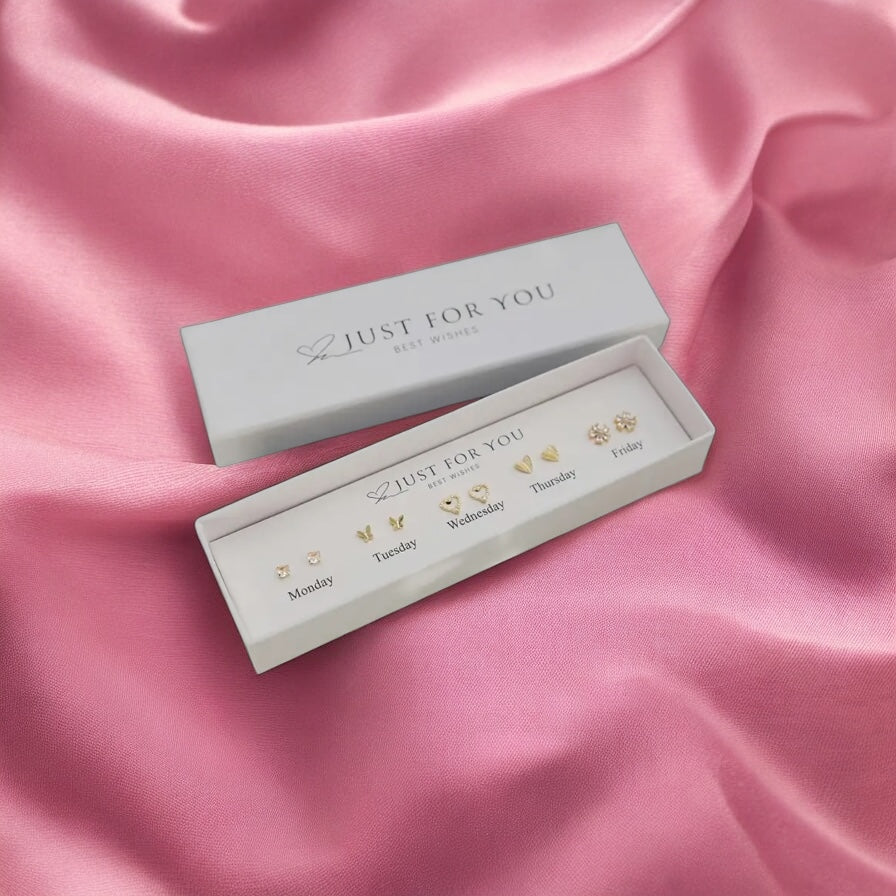 Ohrringe-Set "A Week Full of Sparkle" – 5 Tage, 5 Looks, 5 Mal Strahlen!