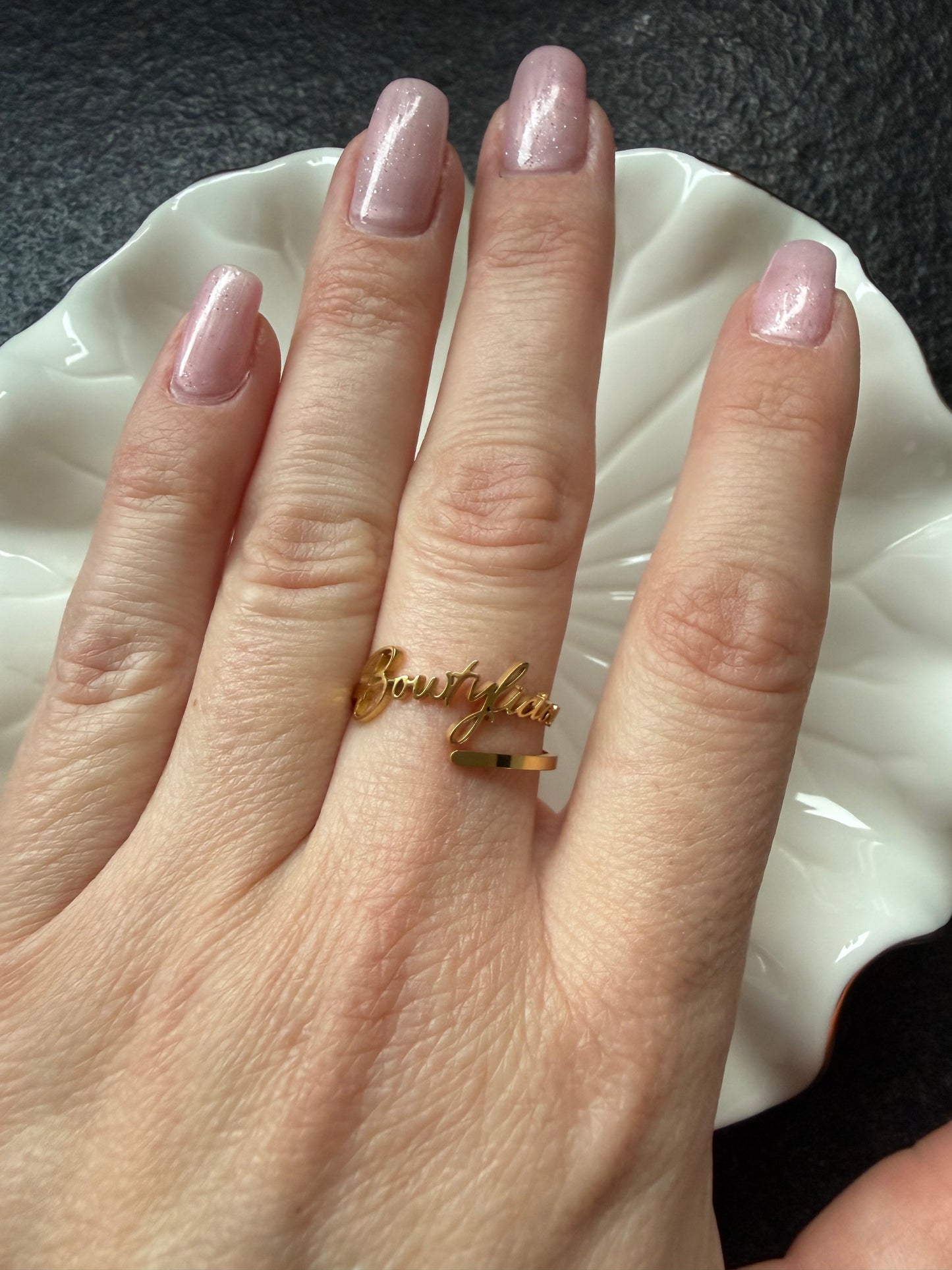 Bowtylicious Signature Ring