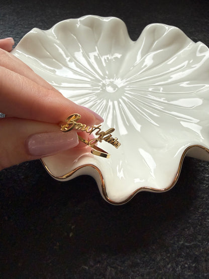 Bowtylicious Signature Ring