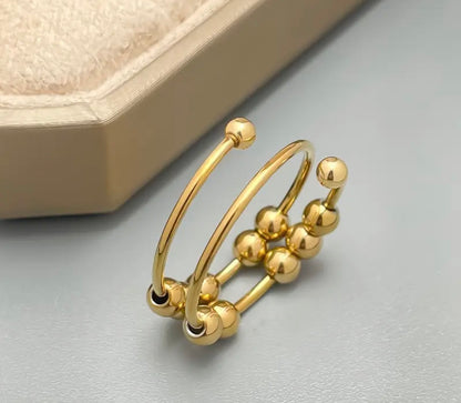 Fidget Ring – Golden Calm