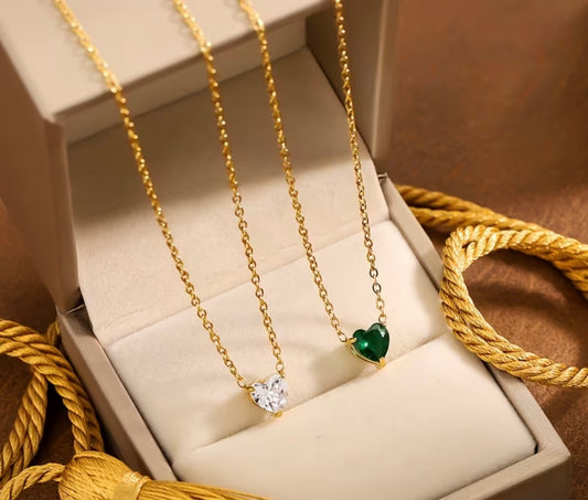 Crystal Heart Necklace