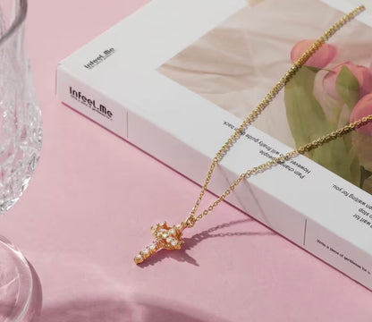 Crown Cross Necklace
