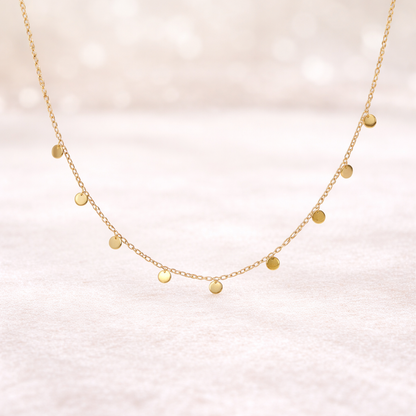 Golden Dots Necklace