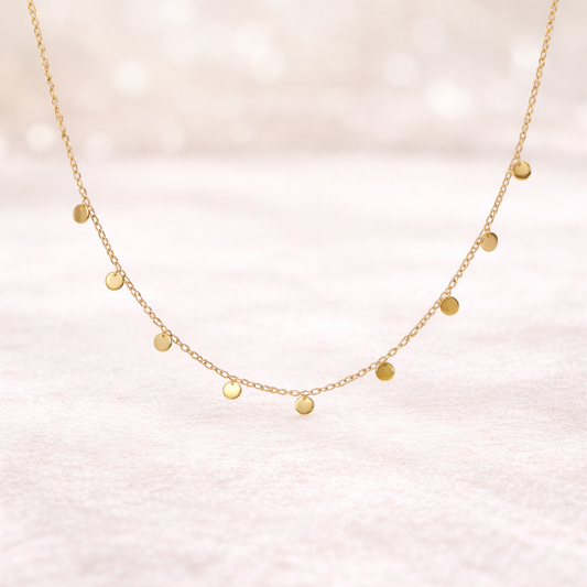 Golden Dots Necklace