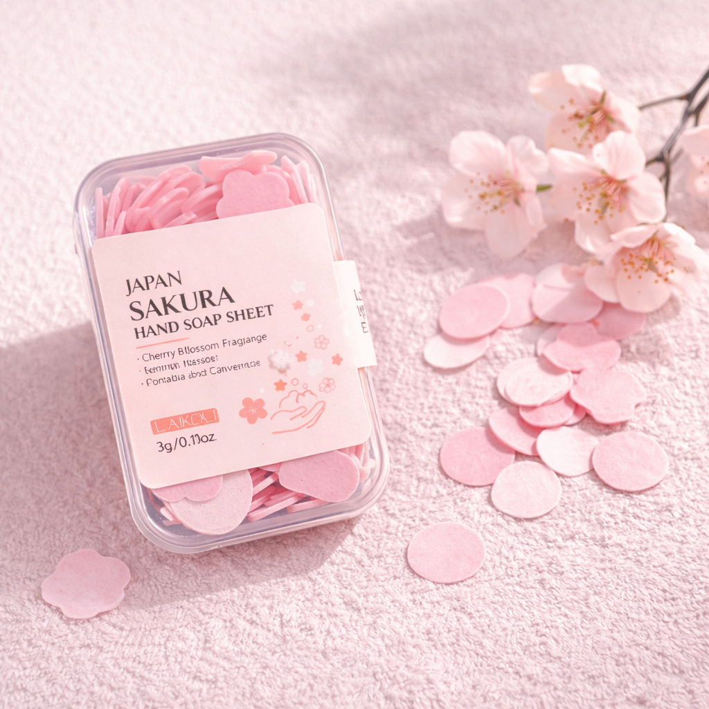 Sakura Seifenplättchen