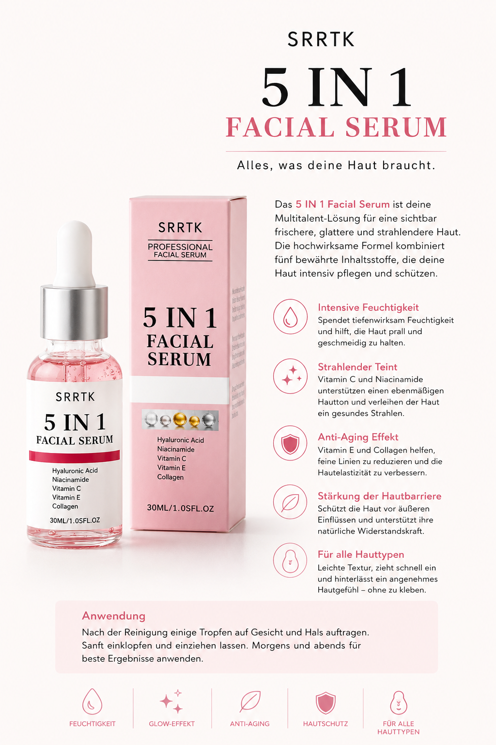 5 in 1 Facial Serum