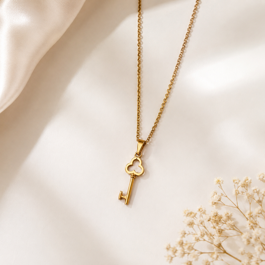 Golden Key Necklace ✨
