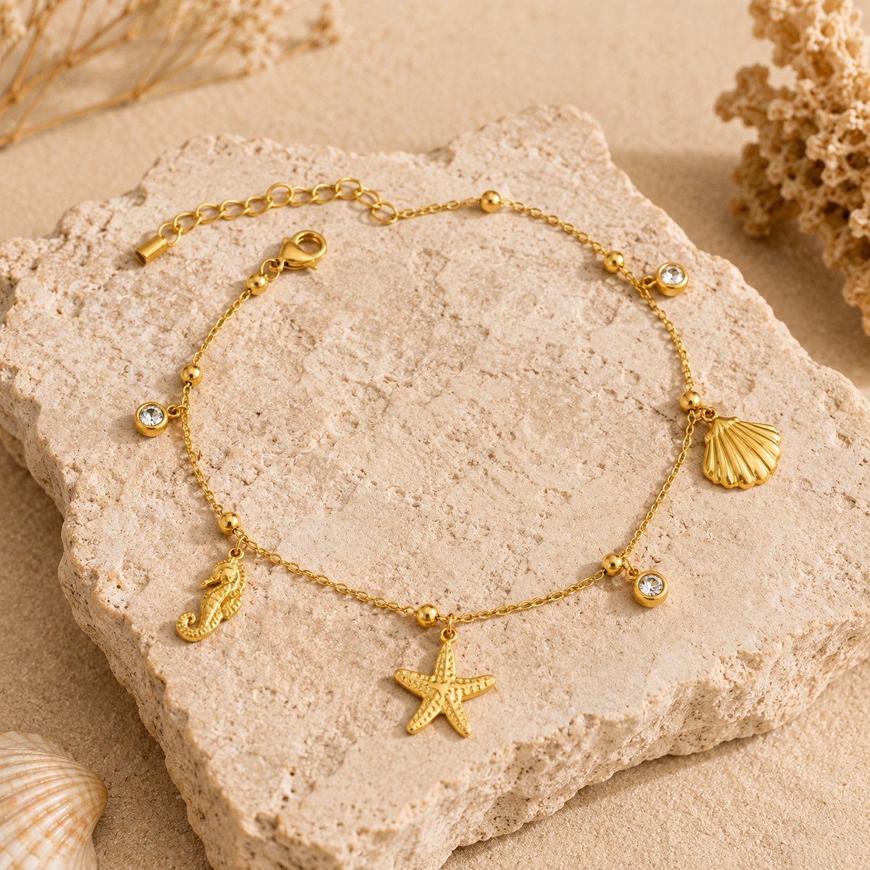Golden Coast Anklet
