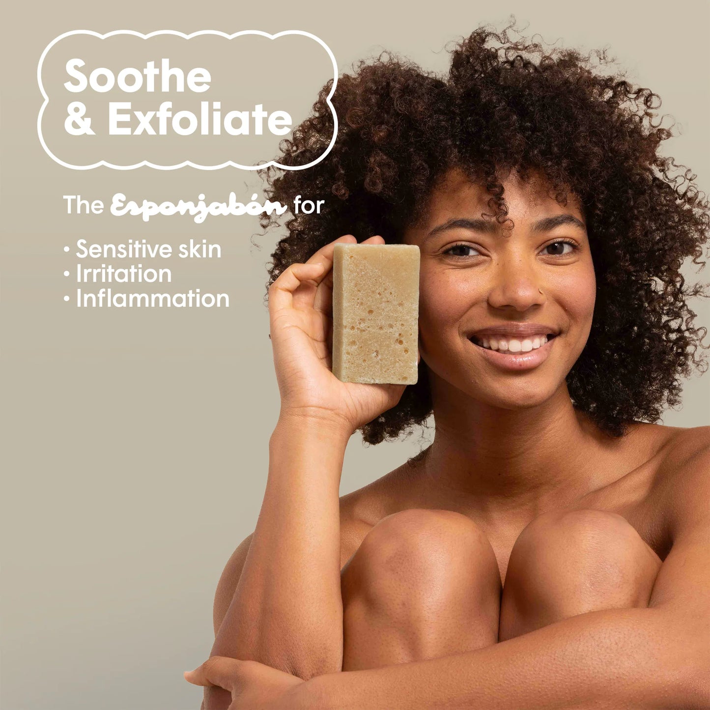 ESPONJABÓN Oatmeal – 2-in-1 Seife mit Hafer für empfindliche Haut
