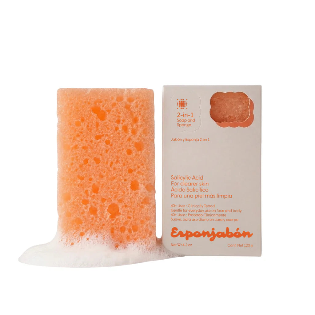 ESPONJABÓN Salicylsäure – 2-in-1 BHA-Seife gegen Body Acne