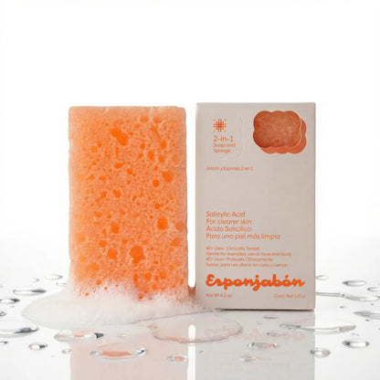 ESPONJABÓN Salicylsäure – 2-in-1 BHA-Seife gegen Body Acne
