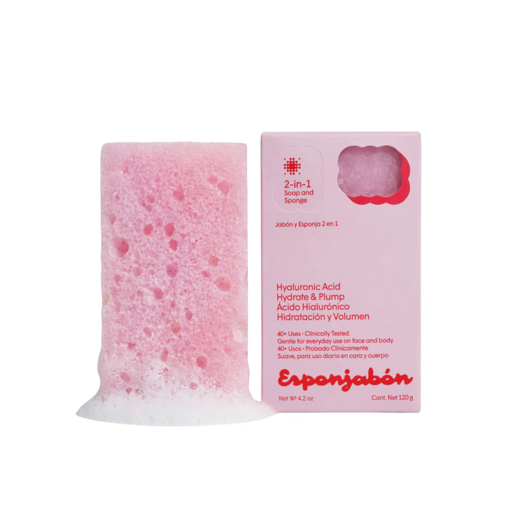 ESPONJABÓN Hyaluronsäure – 2-in-1 Seife mit Hyaluron für trockene Haut