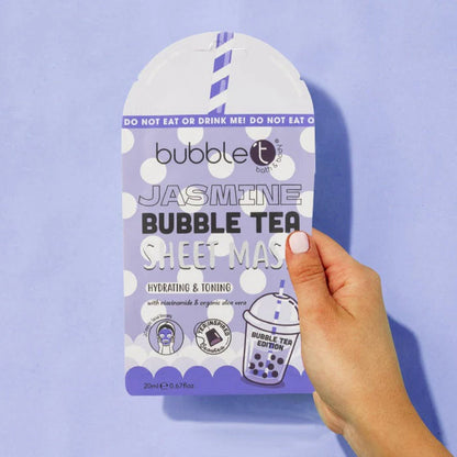 BUBBLE T Jasmine Tuchmaske – Beruhigende Pflege mit Jasmin 20ml